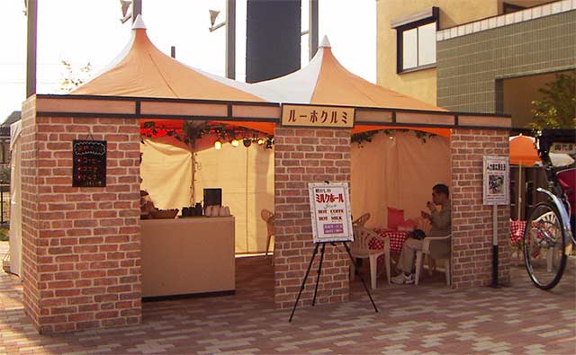 会場装飾例(ミルクホール)