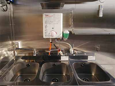  ２層シンク+手洗いシンク 