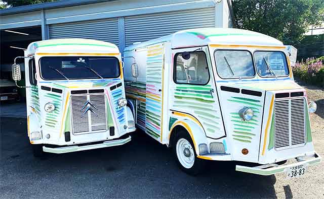キッチンカーラッピング例