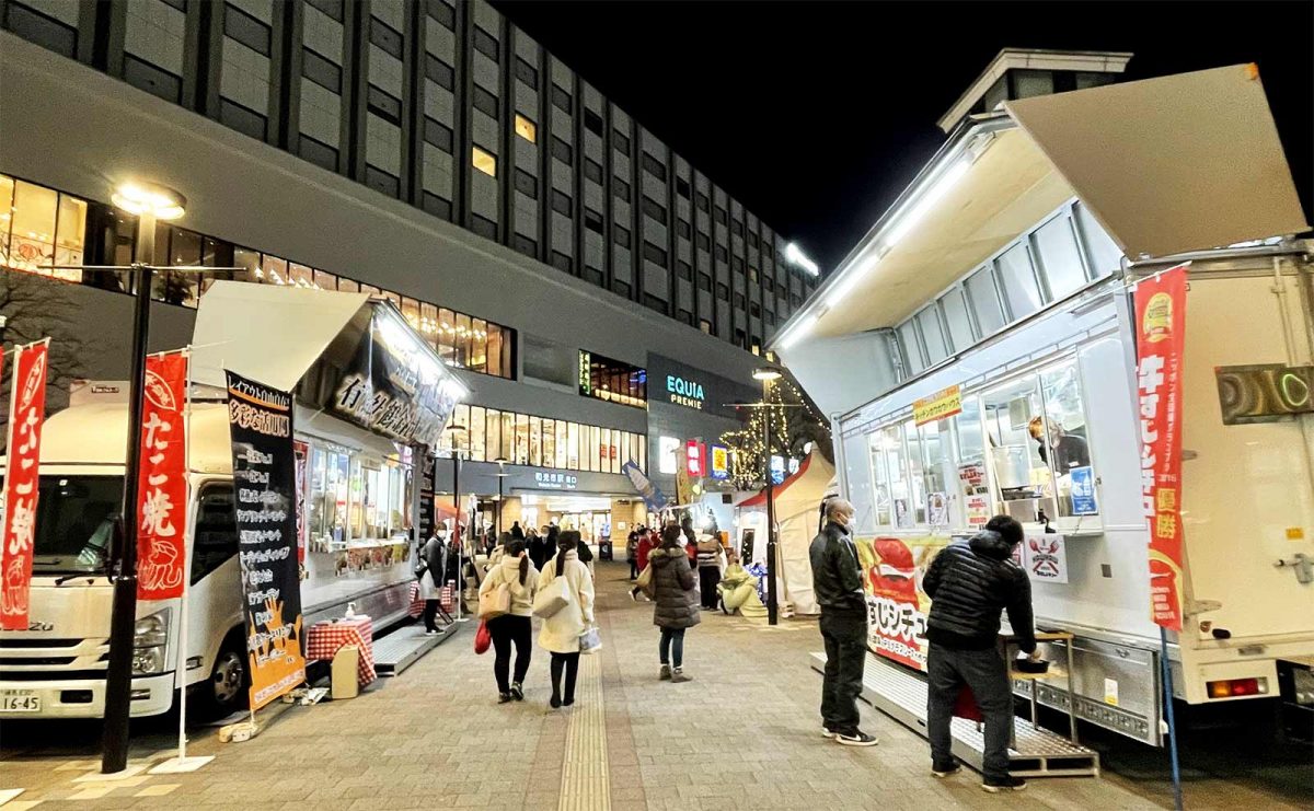 ＧＯＴＯ商店街でのキッチンカー活用（和光市駅南口駅前広場）